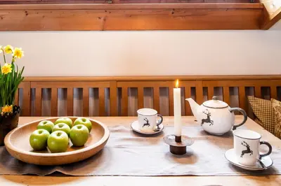 Essen in der Ferienwohnung oder in der Nähe