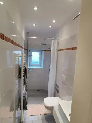 Ein Badezimmer in der Unterkunft Landhaus Haser