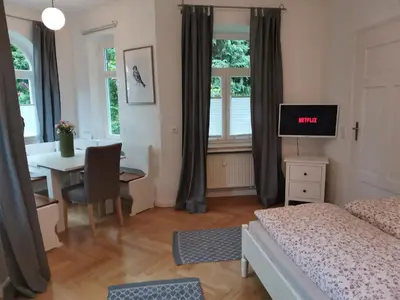 Ein Bett oder Betten in einem Zimmer der Unterkunft Landhaus Haser