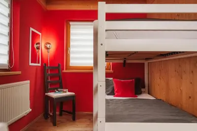 Ein Sitzbereich in der Unterkunft Allgäuferienhaus Sandra