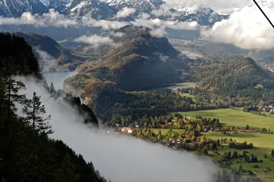 Naturlandschaft in der Nähe des Ferienhauses