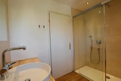 Ein Badezimmer in der Unterkunft Möderlhof