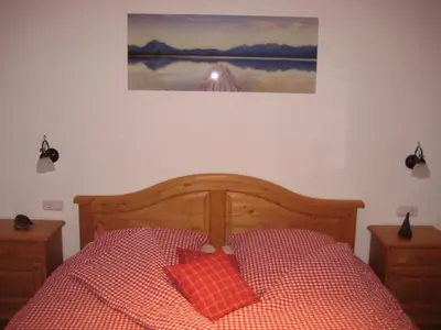 Ein Bett oder Betten in einem Zimmer der Unterkunft Landhotel zum Staffelwirt