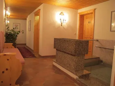 Ein Sitzbereich in der Unterkunft Hotel Germania