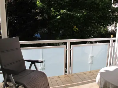Ein Balkon oder eine Terrasse in der Unterkunft Hotel Germania