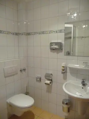 Ein Badezimmer in der Unterkunft Gasthaus Ochsenwirt