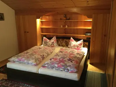 Ein Bett oder Betten in einem Zimmer der Unterkunft Apartements Ingrid Unhoch-Raggl