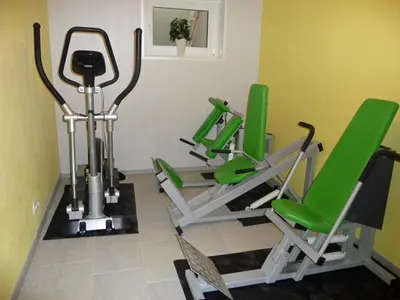 Das Fitnesscenter und/oder die Fitnesseinrichtungen in der Unterkunft Gästehaus Dürnberg