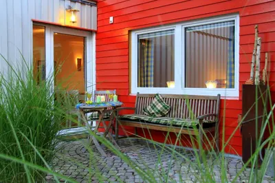 Das Gebäude in dem sich die Ferienwohnung befindet