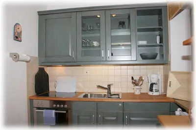 Küche/Küchenzeile in der Unterkunft Ferienapartment Haus Raith