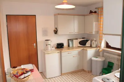 Küche/Küchenzeile in der Unterkunft Haus Christine