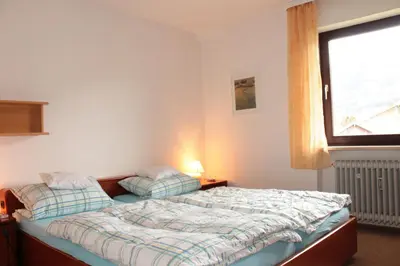 Ein Bett oder Betten in einem Zimmer der Unterkunft Haus Christine