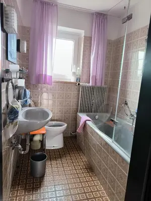 Ein Badezimmer in der Unterkunft Haus Christine