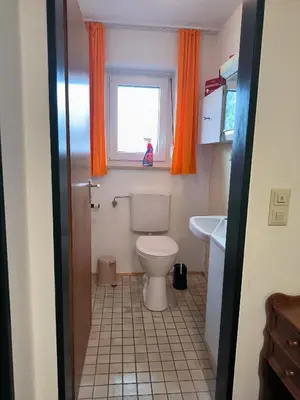 Ein Badezimmer in der Unterkunft Haus Christine