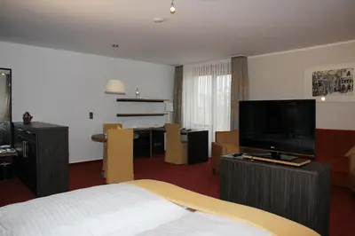 TV/Unterhaltungsangebot in der Unterkunft Hotel Gästehaus Forum am Westkreuz