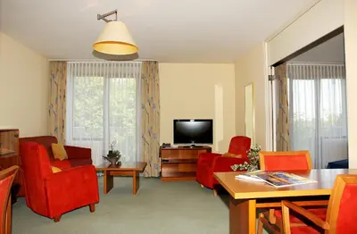 TV/Unterhaltungsangebot in der Unterkunft Hotel Gästehaus Forum am Westkreuz