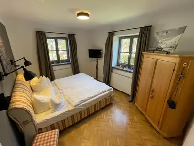 Ein Bett oder Betten in einem Zimmer der Unterkunft Freihaus18****