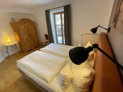 Ein Bett oder Betten in einem Zimmer der Unterkunft Freihaus18****
