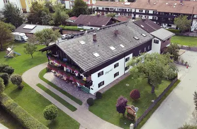 Das Gebäude in dem sich das Hotel befindet