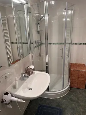 Ein Badezimmer in der Unterkunft Ferienwohnung Giacomelli 2