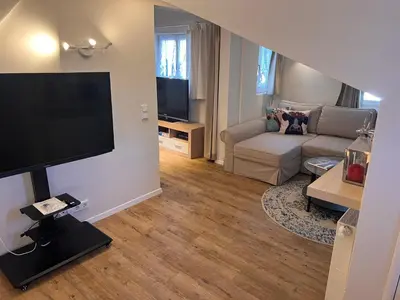 TV/Unterhaltungsangebot in der Unterkunft Ferienwohnung Giacomelli 2