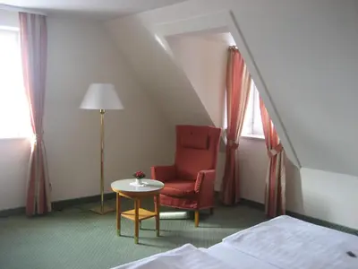 Ein Sitzbereich in der Unterkunft Hotel-Gasthof Maisberger
