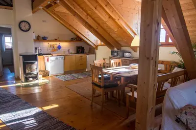 Küche/Küchenzeile in der Unterkunft Ferienwohnung Amato