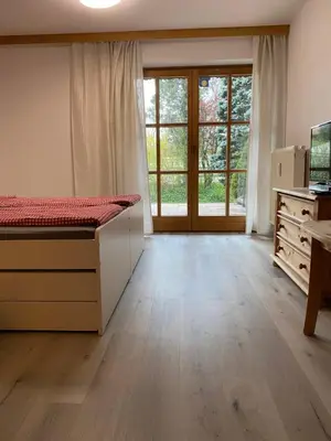 Ein Bett oder Betten in einem Zimmer der Unterkunft Haus Rottachbrücke May