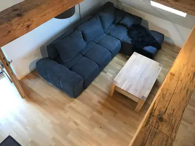 Ein Sitzbereich in der Unterkunft mein Quartier