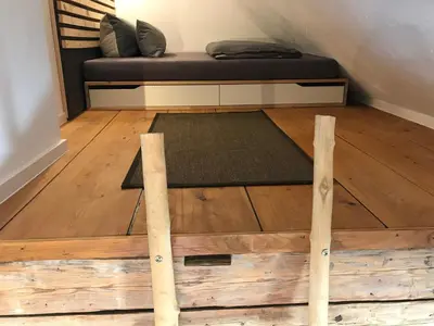 Ein Bett oder Betten in einem Zimmer der Unterkunft mein Quartier