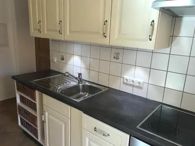 Küche/Küchenzeile in der Unterkunft mein Quartier