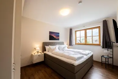 Ein Bett oder Betten in einem Zimmer der Unterkunft Reiselust