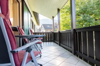 Ein Balkon oder eine Terrasse in der Unterkunft Amici