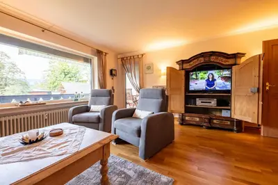 TV/Unterhaltungsangebot in der Unterkunft Aussicht