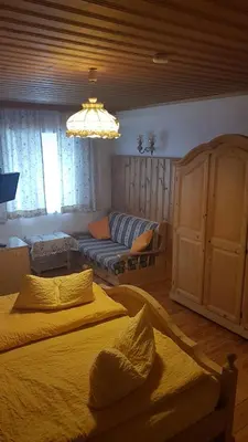 Ein Sitzbereich in der Unterkunft Haus Christoph