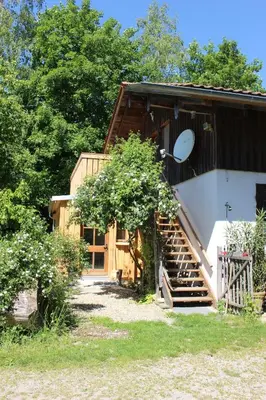 Ein Garten an der Unterkunft Spring-Hof