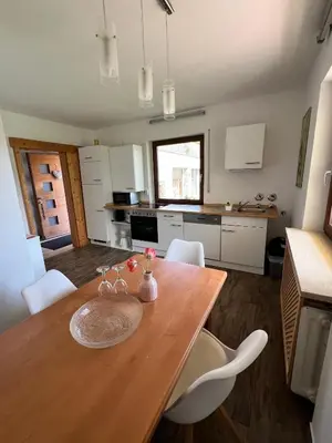 Küche/Küchenzeile in der Unterkunft Ferienwohnung Strohmeyer