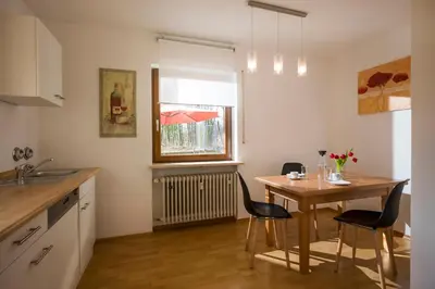 Küche/Küchenzeile in der Unterkunft Ferienwohnung Strohmeyer
