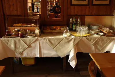 Essen in der Pension oder in der Nähe