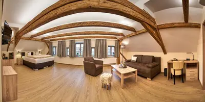 Ein Bett oder Betten in einem Zimmer der Unterkunft Gasthof Gigl