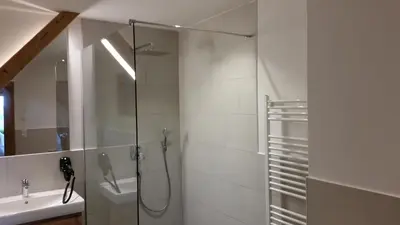 Ein Badezimmer in der Unterkunft Biohof Unterstadl