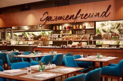 Getränke in der Unterkunft HYPERION Hotel München