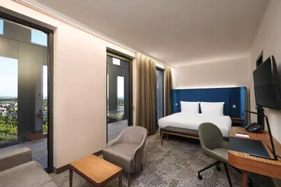 TV/Unterhaltungsangebot in der Unterkunft HYPERION Hotel München