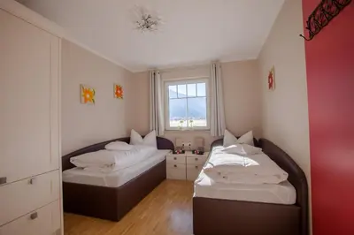 Ein Bett oder Betten in einem Zimmer der Unterkunft Lebenslust