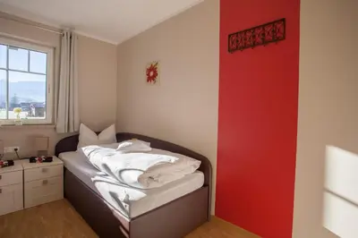 Ein Bett oder Betten in einem Zimmer der Unterkunft Lebenslust