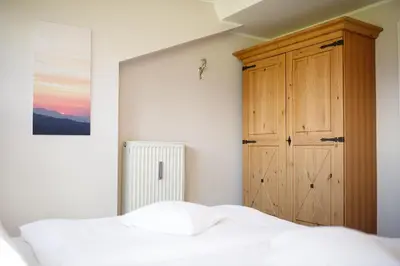 Ein Bett oder Betten in einem Zimmer der Unterkunft Ausblick