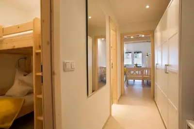 Ein Bett oder Betten in einem Zimmer der Unterkunft Alpenkieker