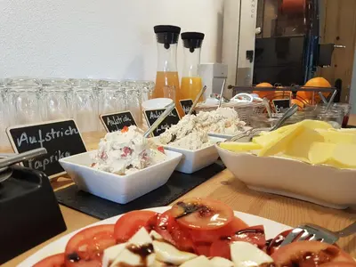 Essen im Bed & Breakfast oder in der Nähe