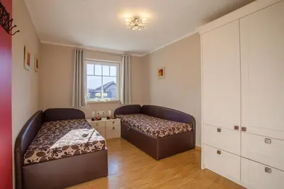 Ein Bett oder Betten in einem Zimmer der Unterkunft Hochstimmung