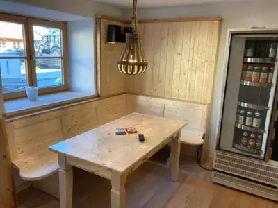Getränke in der Unterkunft Ferienwohnung Glaserhäusl Seeblick